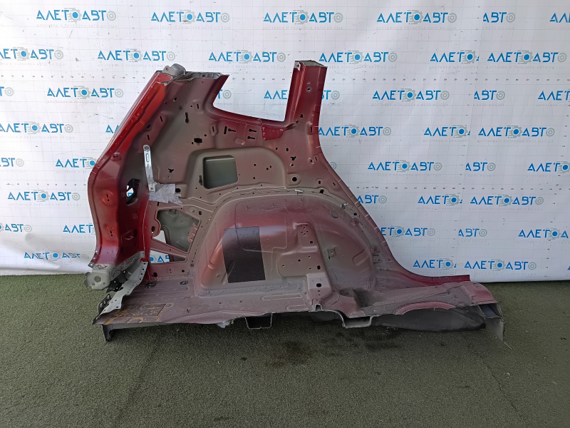 Quarter wing rear left VW Tiguan 18-24 long sawed off, red, butt