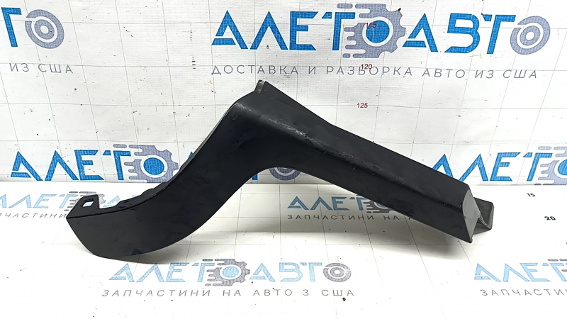 Right headlight cover for Kia Niro 17-22, large, glossy black, faded