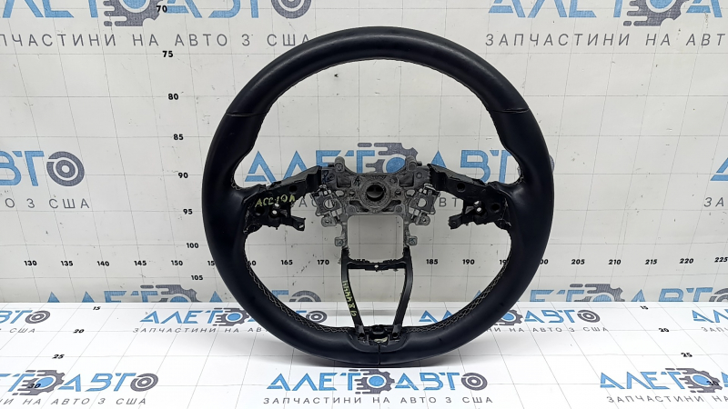 Naked steering wheel Honda Accord 18-22 black leather, scratches