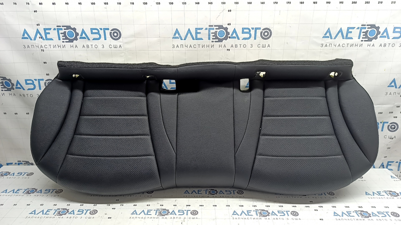 Rear seat cushion 2nd row Mercedes GLC 16-22 leather black gray stitching, perforation, heated
