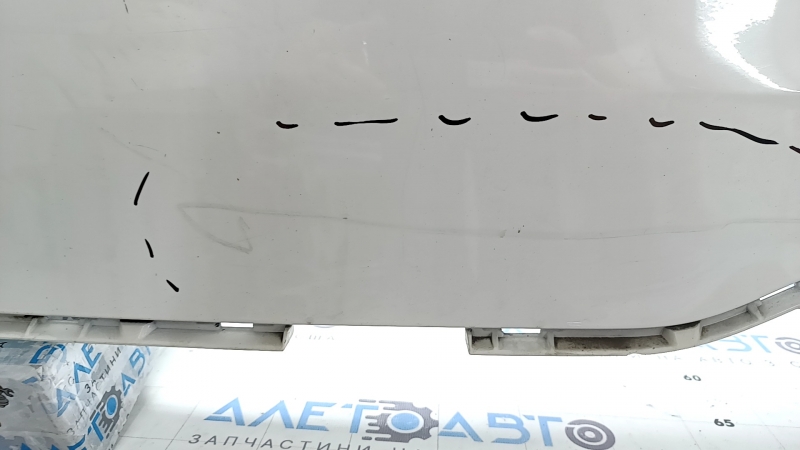 Rear bumper bare Mercedes GLC 300 20-22 AMG pkg, white, scratches