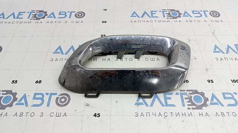 Frame of the rear bumper trim, lower left, Mercedes GLC 20-22, chrome