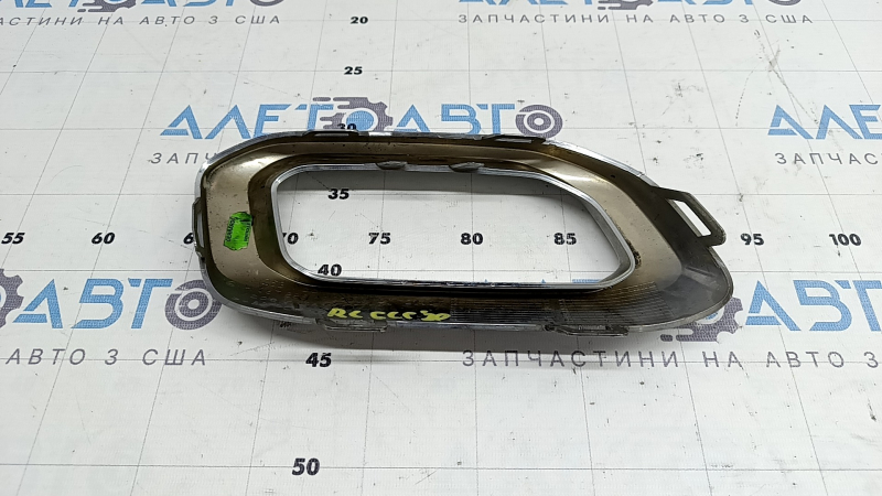 Frame of the rear bumper trim, lower left, Mercedes GLC 20-22, chrome