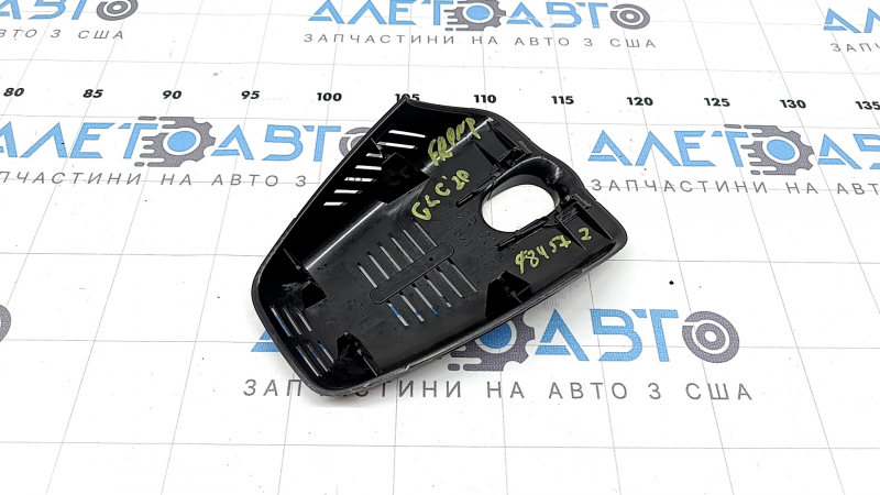 Interior mirror cover for Mercedes GLC 16-22 without camera, black, 2 parts, broken fasteners