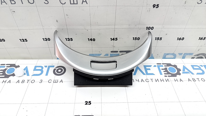 Mercedes GLC 16-20 center console armrest release button cover, chrome, scratched