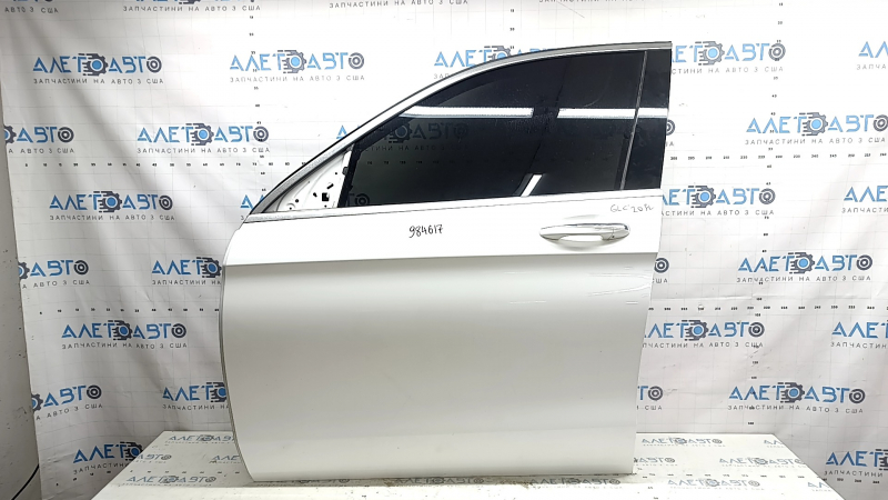 Front left door assembly Mercedes GLC 16-22 SUV, keyless, white 149