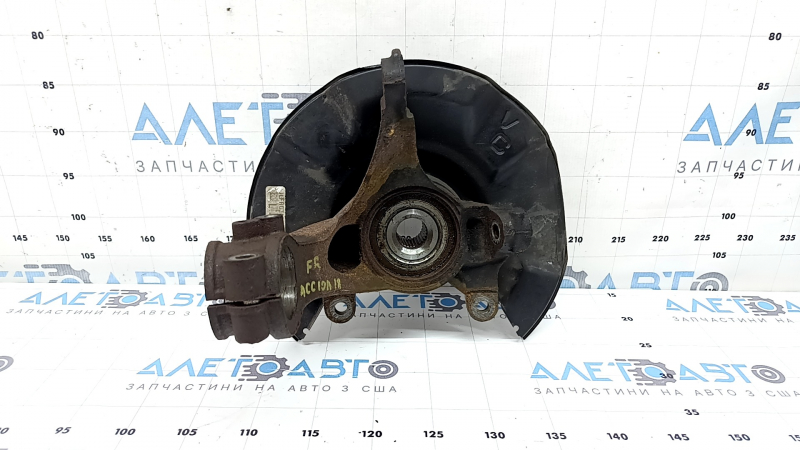 Front right axle shaft with hub Honda Accord 18-22 with casing, rusty