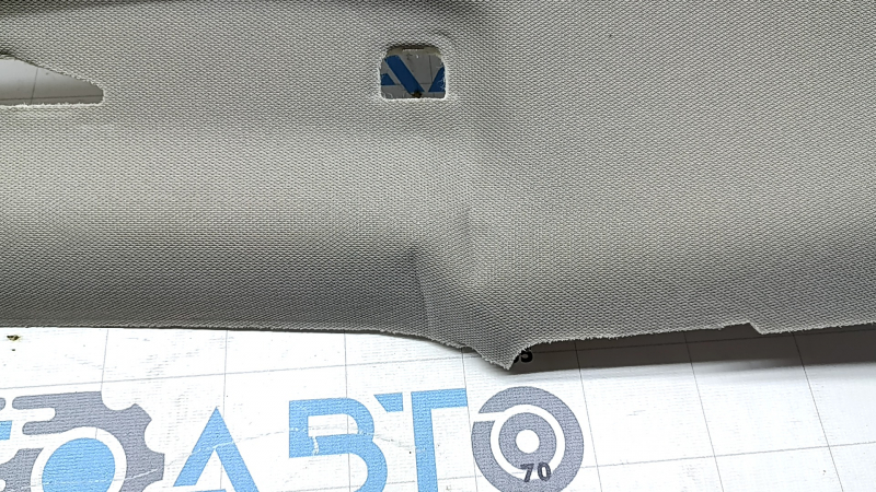 Headlining for Nissan Ariya 23-26 with panoramic windows, gray, dry-cleanable, creases