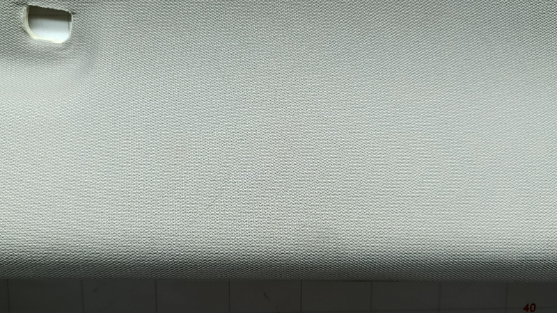 Headlining for Nissan Ariya 23-26 with panoramic windows, gray, dry-cleanable, creases