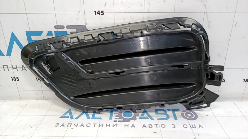 Lower grille front bumper right BMW X3 F25 15-17 X-Line, black