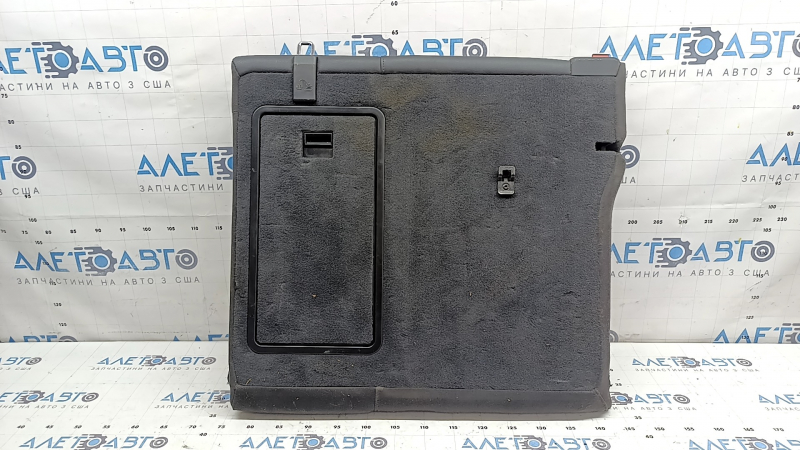 Backrest of the rear row of seats (2nd row) right Audi Q3 8U 15-18 black leather, with belt and armrest, belt does not rewind, dry cleanable
