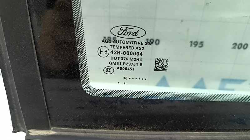 Rear left blind glass window Ford C-max MK2 13-18 one chrome