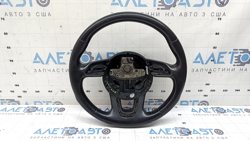 Bare steering wheel Audi Q3 8U 15-18 black leather, without buttons and trim, scratches