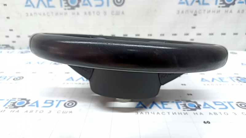 Bare steering wheel Audi Q3 8U 15-18 black leather, without buttons and trim, scratches