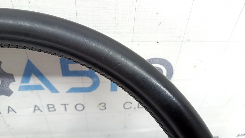 Bare steering wheel Audi Q3 8U 15-18 black leather, without buttons and trim, scratches