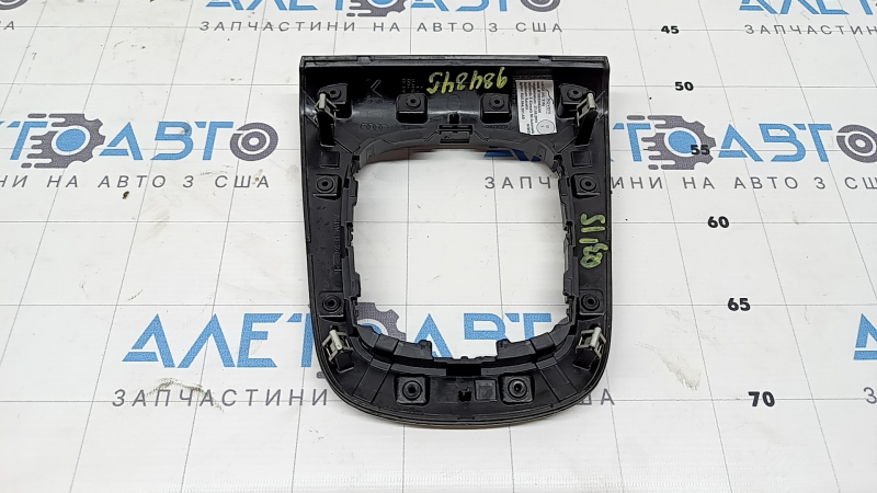 Audi Q3 8U 15-18 center console trim, aluminum, scratches, dents