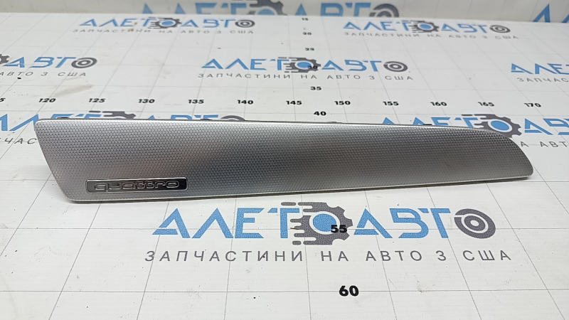 Front panel trim for Audi Q3 8U 15-18 in aluminum finish