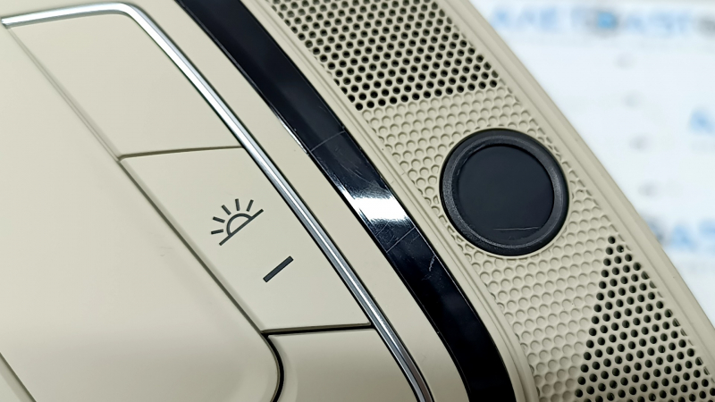 Front headlight assembly for Audi Q5 80A 21-25 without panoramic view, beige with SOS button, scratches