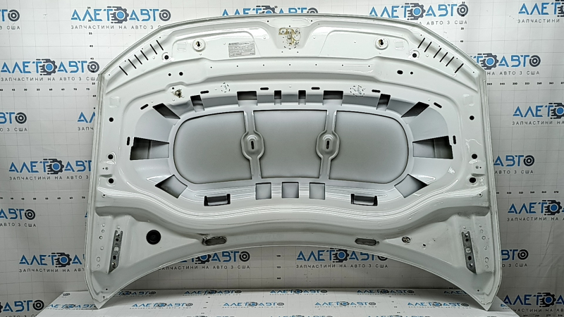 Bare hood VW Tiguan 18-24 steel white LC9A, corrosion, bumps