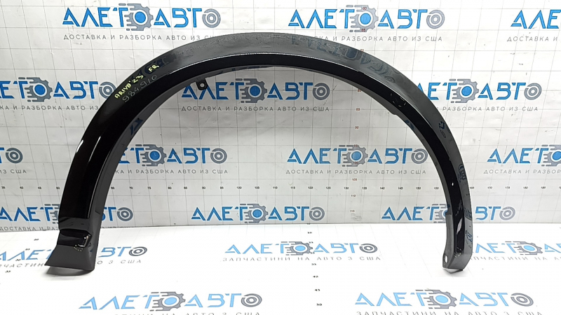 Front right fender arch trim Nissan Ariya 23-26 black gloss, scratches, sand