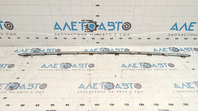 Rear bumper molding central Audi A6 C7 16-18 rest chrome