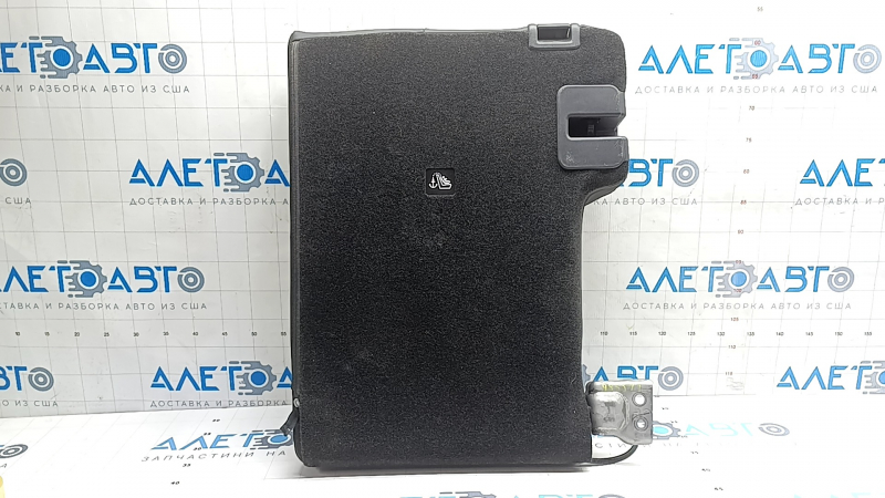 Right rear seat backrest Nissan Ariya 23-26, black leatherette, heated, scratches