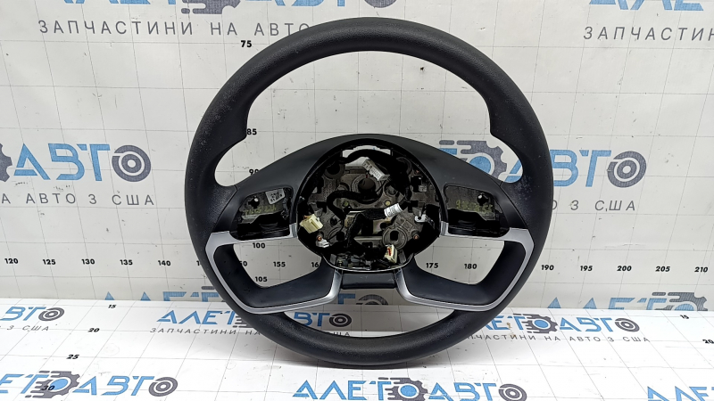 Naked steering wheel Hyundai Tucson 22-24 1.6T HEV, black rubber with pads, scratches