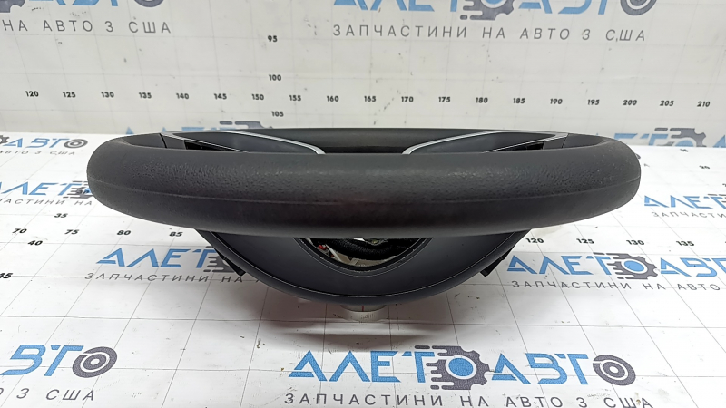 Naked steering wheel Hyundai Tucson 22-24 1.6T HEV, black rubber with pads, scratches