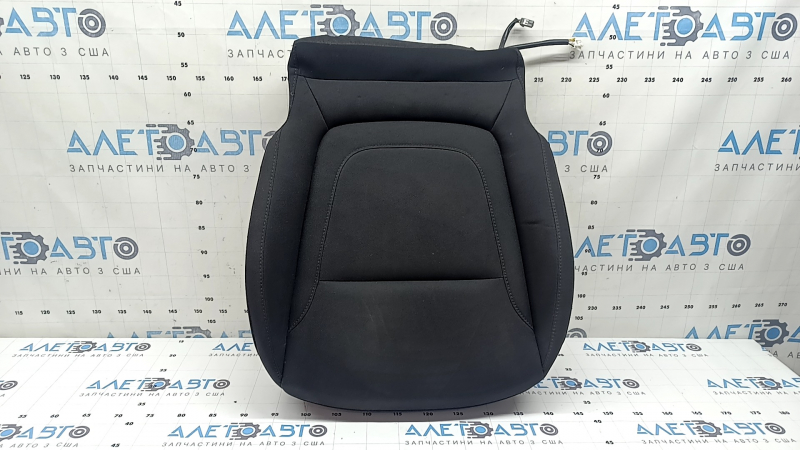 The driver's seat cushion upholstery for the Hyundai Tucson 22-26 is black fabric and heated