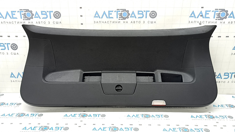 Lower trim of the trunk door of VW Tiguan 18-24 for electric door, black, with lamp, scratches, worn