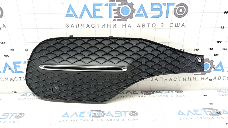 Right front bumper grille Mercedes W167 GLE 350 450 20-23, chrome structure, for parking sensors