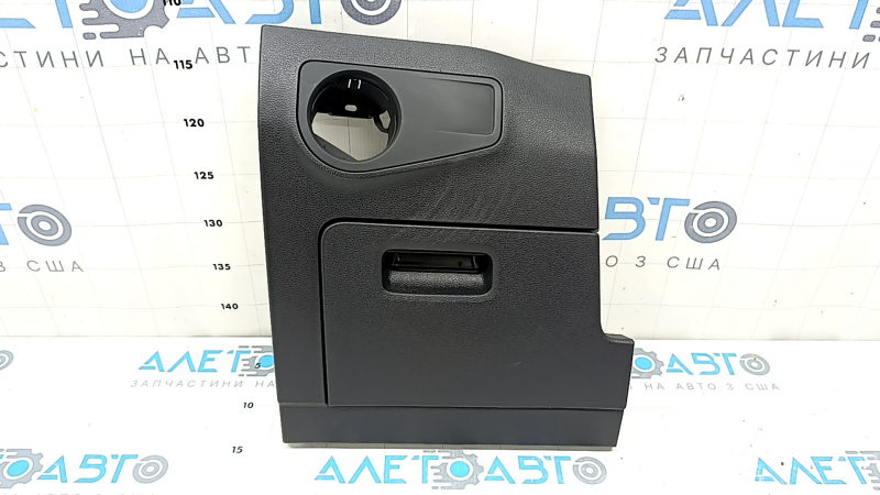 VW Tiguan 18-24 black driver's knee dashboard trim, with trim and pocket, scratches