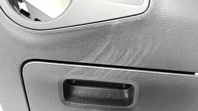 VW Tiguan 18-24 black driver's knee dashboard trim, with trim and pocket, scratches