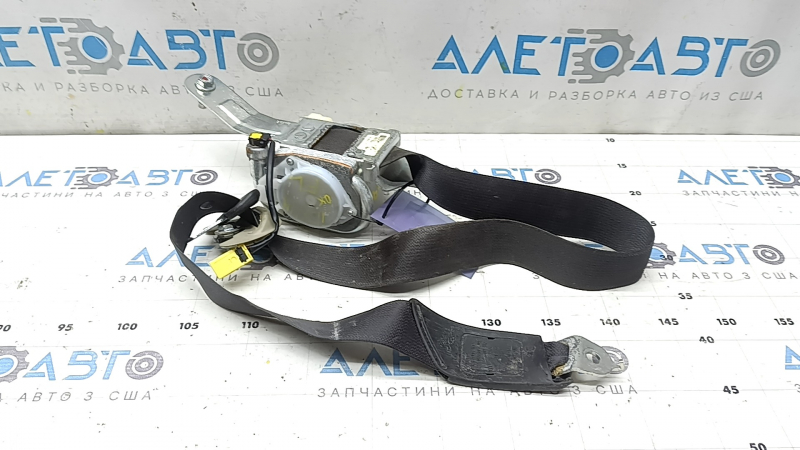 Driver's seat belt with squib for Acura ILX 13-13, black, dry-cleanable, rust