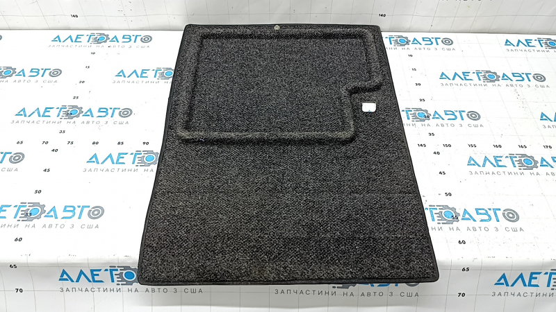 Trunk mat fabric front right VW Tiguan 18-24 black for 3 rows, cracked, needs cleaning
