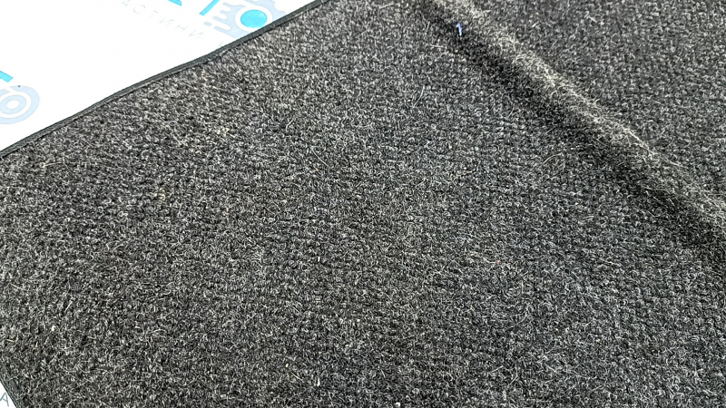 Trunk mat fabric front right VW Tiguan 18-24 black for 3 rows, cracked, needs cleaning