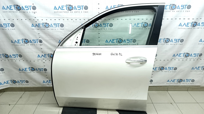 Front left door assembly Mercedes W167 GLE 350 450 20-26 keyless, white 799