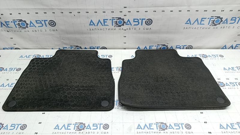 Set of floor mats, fabric, Mercedes W167 GLE 350 450 20-25, dark gray, 3 rows, worn, dry cleanable