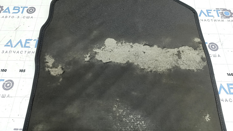 Set of floor mats, fabric, Mercedes W167 GLE 350 450 20-25, dark gray, 3 rows, worn, dry cleanable