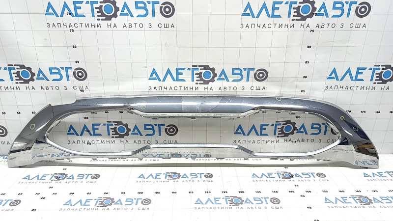 Front bumper lip trim Mercedes W167 GLE 350 450 20-23 chrome, scratches, nicks
