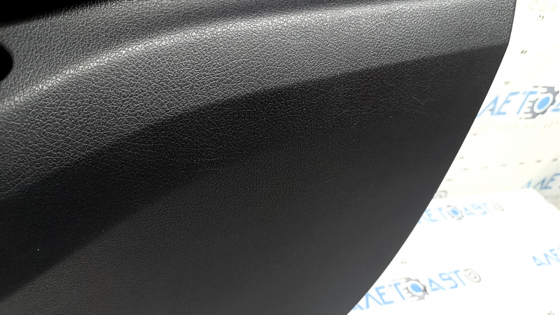 Door trim, front right card, complete, Mercedes W167 GLE 350 450 20-25, dark gray, insert and armrest, brown leather, molding in dark wood, with handle, Burmester, scratches