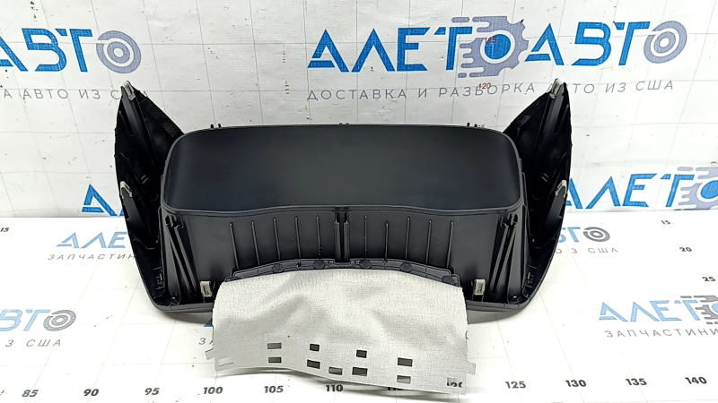 The instrument panel frame for Hyundai Santa FE 19-23 is black, without the steering column frame