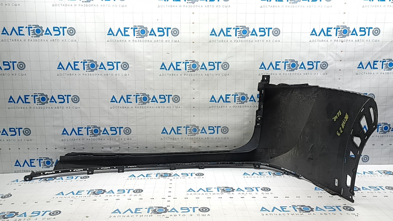 Bare rear bumper Nissan Ariya 23-26 green DAP, missing right part