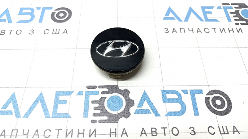 Wheel center cap for Hyundai Santa FE 19-23 black, 60/54mm