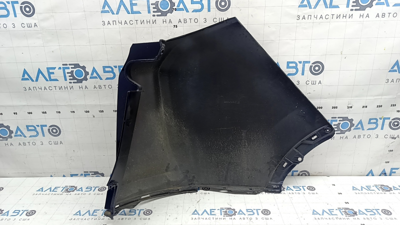 Rear bumper bare left Honda CRV 17-22 blue B-588P