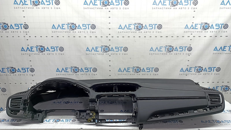 Front dashboard panel with AIRBAG Honda CRV 20-22 black, with deflectors
