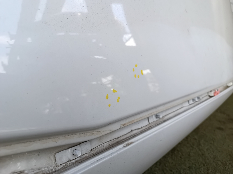 Metal roof of Honda CRV 17-22 EX under the sunroof, sawed off, dented, bumps
