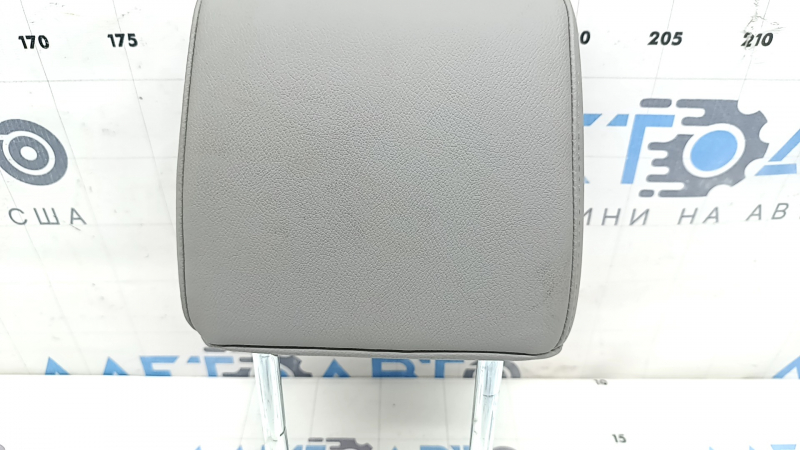 Headrest 2nd row left Honda CRV 17-22 gray leather, dry cleanable