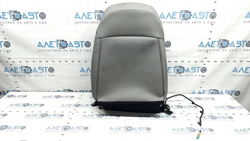 Honda CRV 17-22 driver's seat back upholstery, gray leather, perforated and heated, dry-cleanable