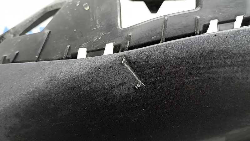 Front bumper lip Hyundai Santa FE 21-23, radar structure, scratches